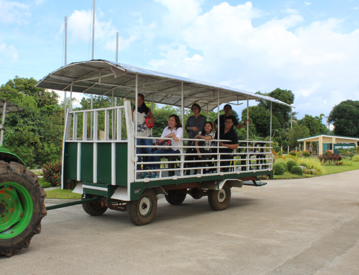 Clients enjoying Leonie Agriceutical Corp's Farm Tours.
