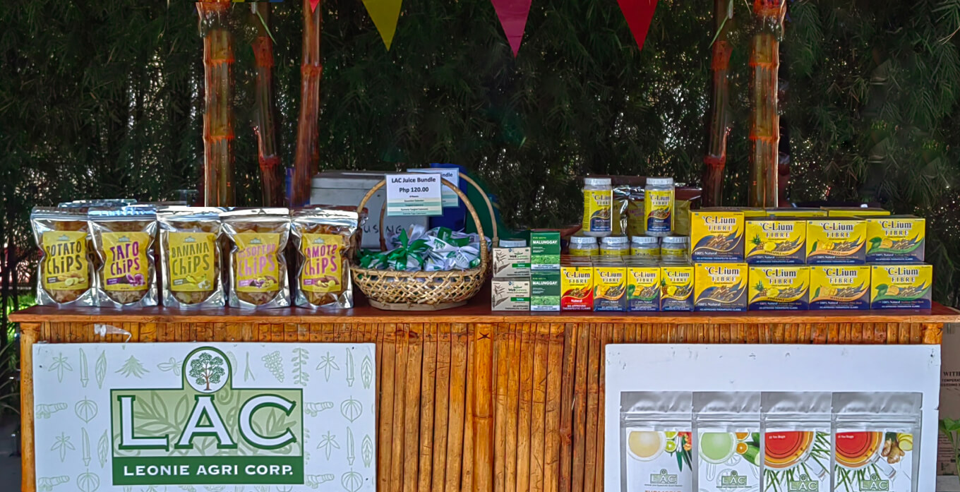 Display of Leonie Agri Corporation's products.
